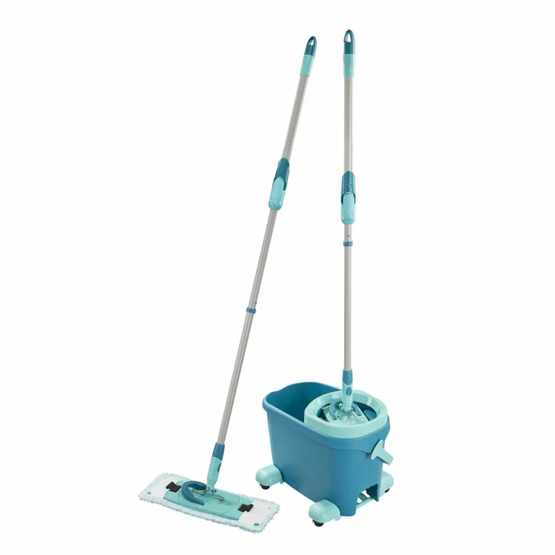 Leifheit Set CLEAN TWIST M Ergo Mobile, Bodenwischer, Putzeimer, Schleudersieb, , 52121