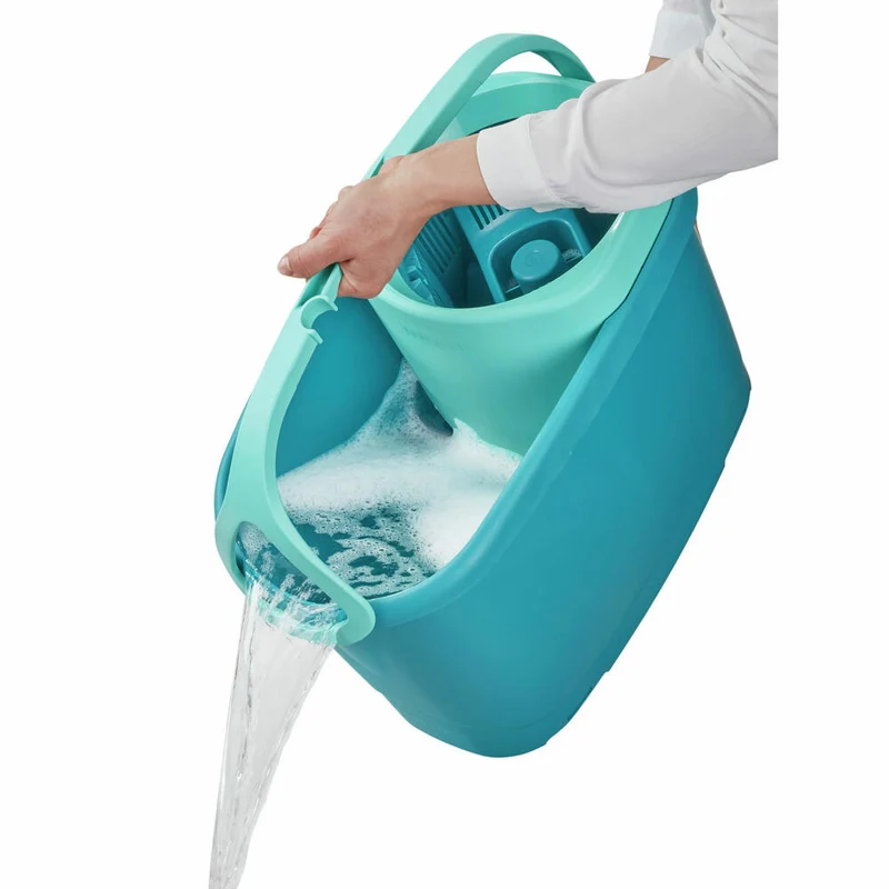 Leifheit Set CLEAN TWIST M Ergo Mobile, Bodenwischer, Putzeimer, Schleudersieb, , 52121