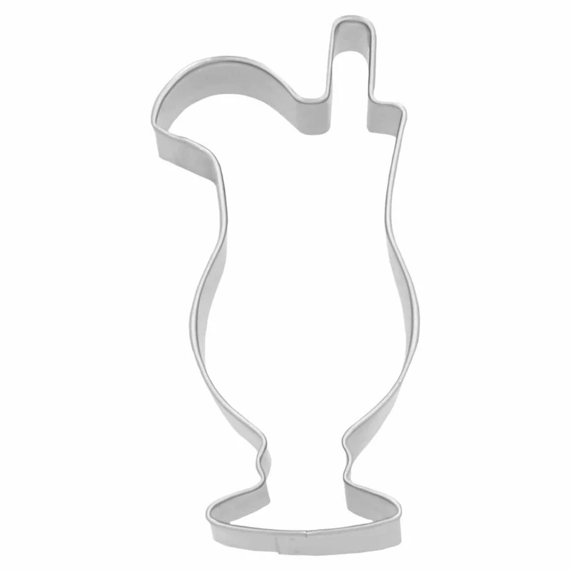 Birkmann Ausstechform Cocktail, Ausstecher, Plätzchenform, Keks, Plätzchen, Edelstahl, 7 cm, 198159