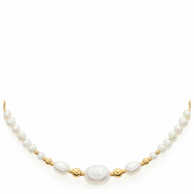 Leonardo Jewels Halskette Inka, Kette, Modeschmuck, Halsschmuck, Edelstahl, Golden, 022062