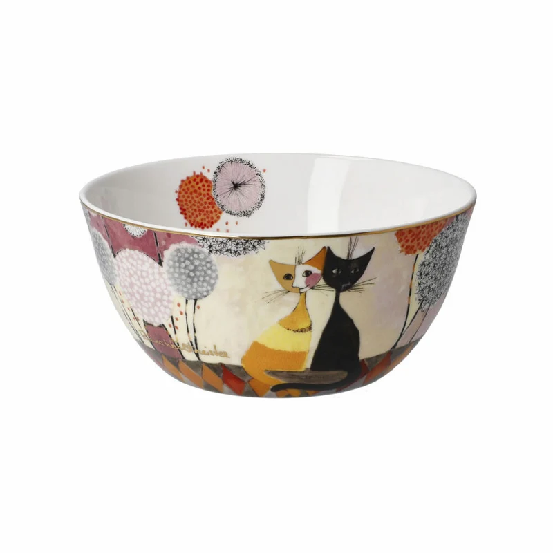 Goebel Schale Rosina Wachtmeister - Soffioni, Dekoschale, Fine Bone China, Bunt, 15 cm, 66861051