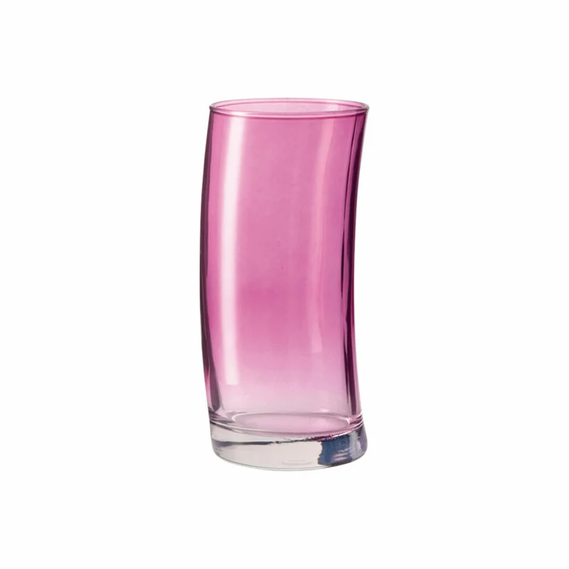 Leonardo Swing Longdrinkglas 6er Set, Cocktailglas, Becher, Cocktail, Glas, Viola, 350 ml, 14778