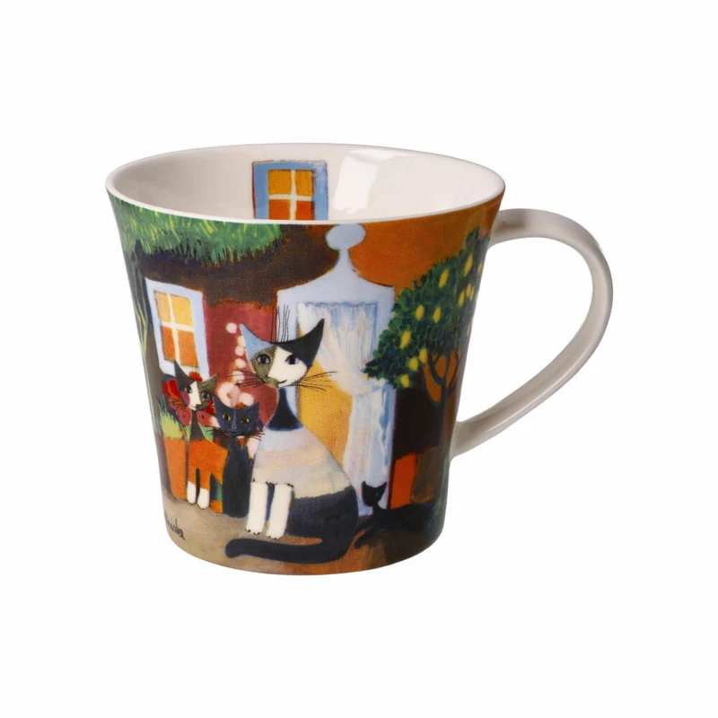 Goebel Coffee-/Tea Mug Rosina Wachtmeister - Una bellissima giornata, Fine Bone China, Bunt, 0.35 L, 66861221