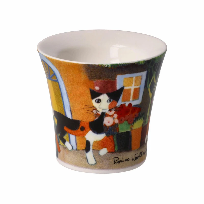 Goebel Eierbecher 2er Set Rosina Wachtmeister - Una bellissima giornata, New Bone China, Bunt, 6 cm, 66861251