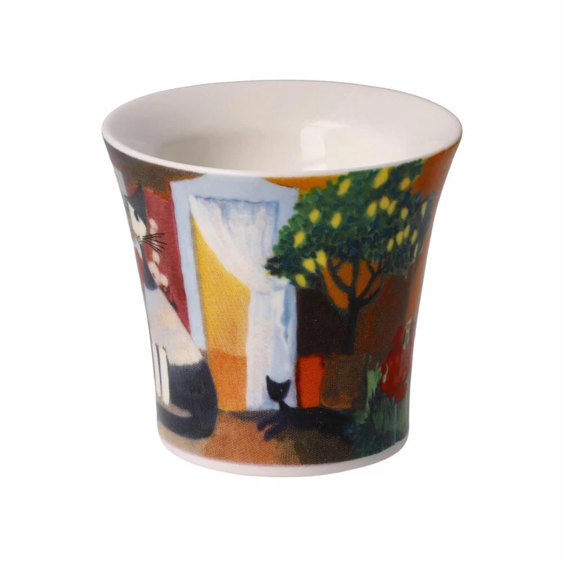 Goebel Eierbecher 2er Set Rosina Wachtmeister - Una bellissima giornata, New Bone China, Bunt, 6 cm, 66861251