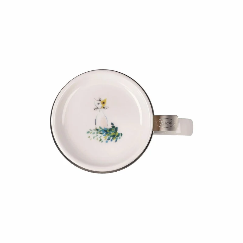 Goebel Teetasse mit Deckel und Sieb Rosina Wachtmeister - Tempi felici, Fine Bone China, Bunt, 0.45 L, 66861321