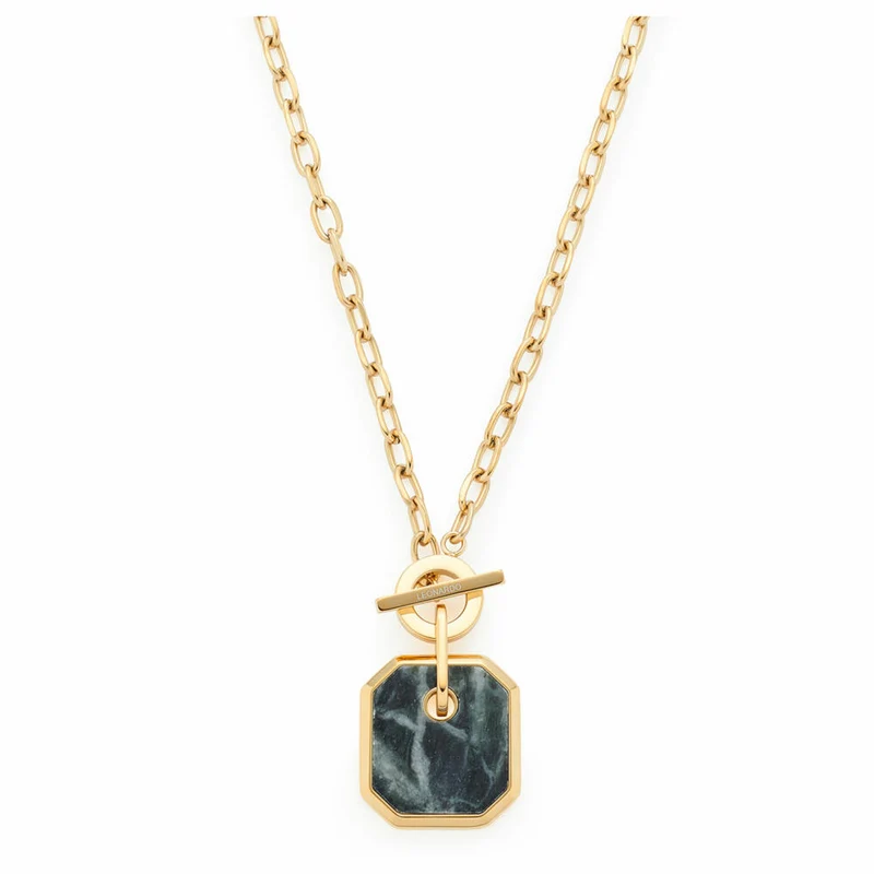 Leonardo Jewels Halskette Lira, Kette, Halsschmuck, Modeschmuck, Edelstahl, Anthrazit, 022172