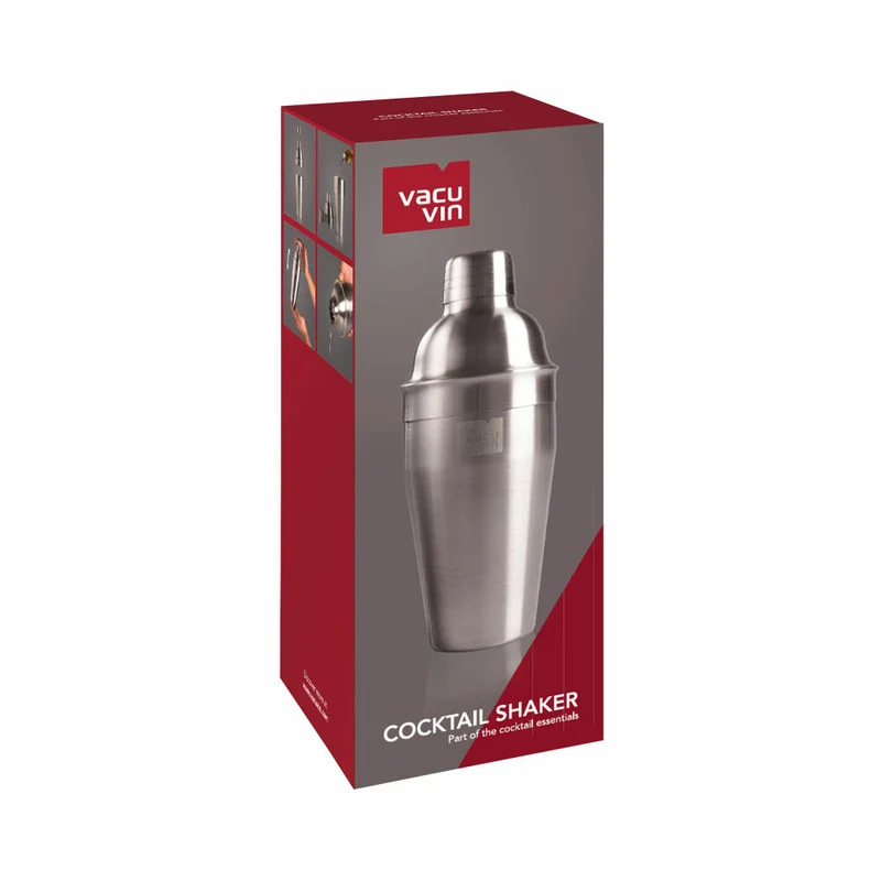 Vacu Vin Cocktail Shaker, Barshaker, Cocktailmixer, Edelstahl, Silbern, 78423606