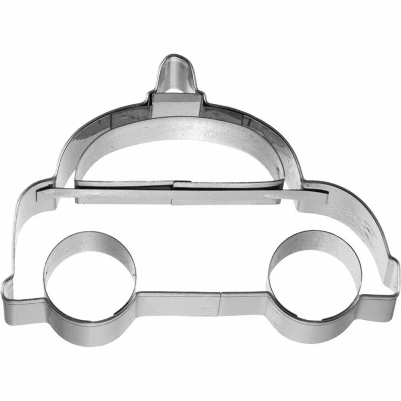 Birkmann Ausstechform Polizeiauto, Ausstecher, Plätzchenform, Keks, Plätzchen, Edelstahl, 7.5 cm, 197893