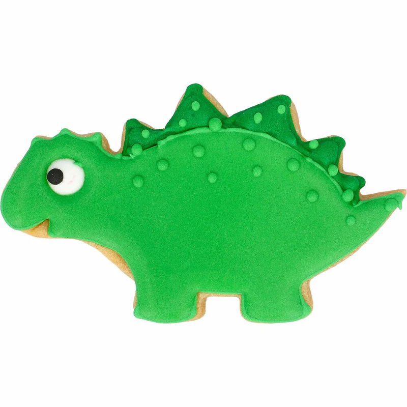 Birkmann Ausstechform Dinosaurier Stegosaurus, mit Innenprägung, Ausstecher, Plätzchenform, Keks, Plätzchen, Edelstahl, 10 cm, 198951