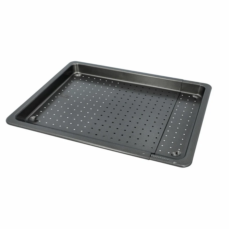 Birkmann Laib & Seele Backblech Verstellbar, Perforiert, Ofenblech, Back Blech, Herdbackblech, 36 x 33 cm, 210585