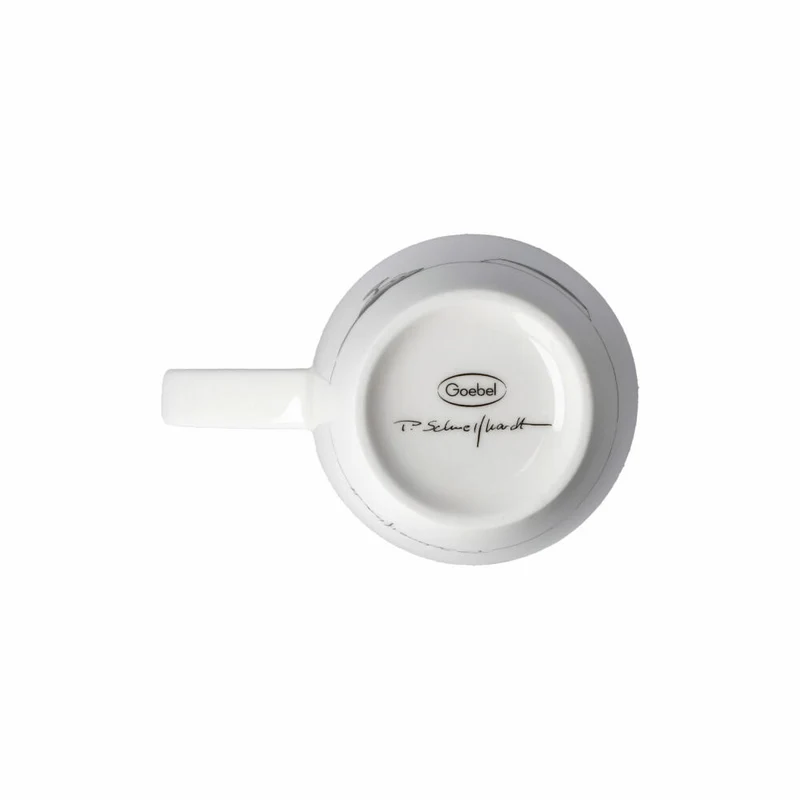 Goebel Teetasse mit Deckel und Sieb Peter Schnellhardt - Mittagspause, Becher, Fine Bone China, Bunt, 450 ml, 26500271