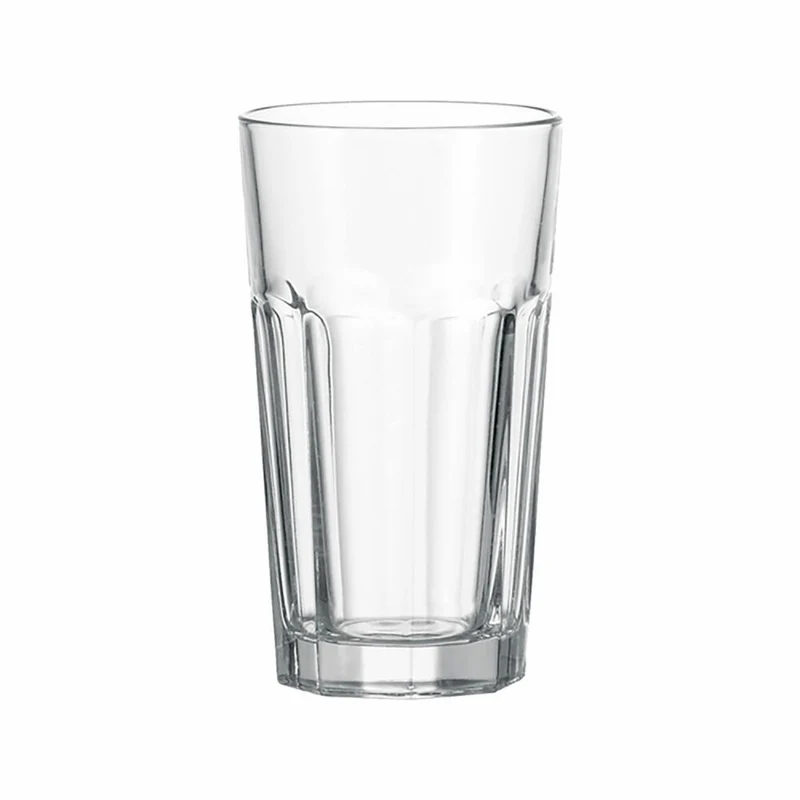 Leonardo Rock Longdrinkglas XL 12er Set, Cocktailglas, Becher, Klarglas, Glas, 390 ml, 17203