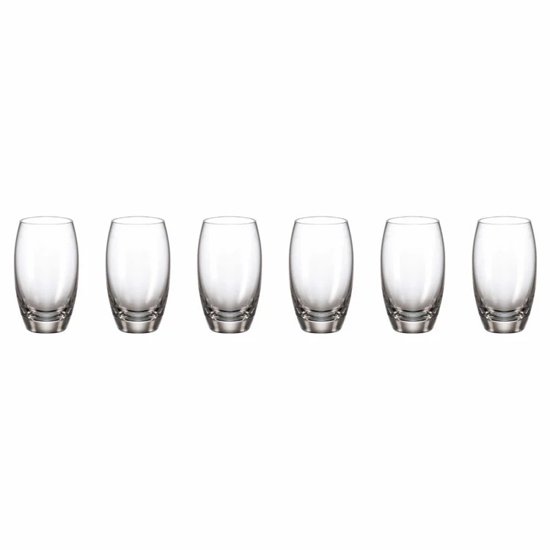 Leonardo Cheers Stamper 6er Set, Schnapsglas, Pinnchen, Pinchen, Shotglas, Tequila Shot, Glas, 60 ml, 19991