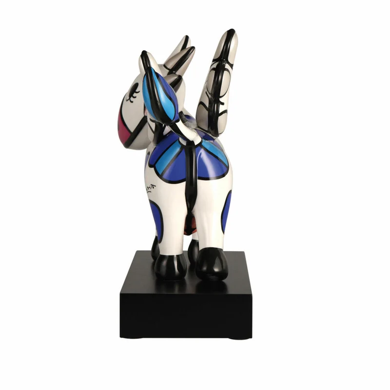 Goebel Figur Romero Britto - Flying Cow, Pop Art, Porzellan, Bunt, 31 cm, 66453161