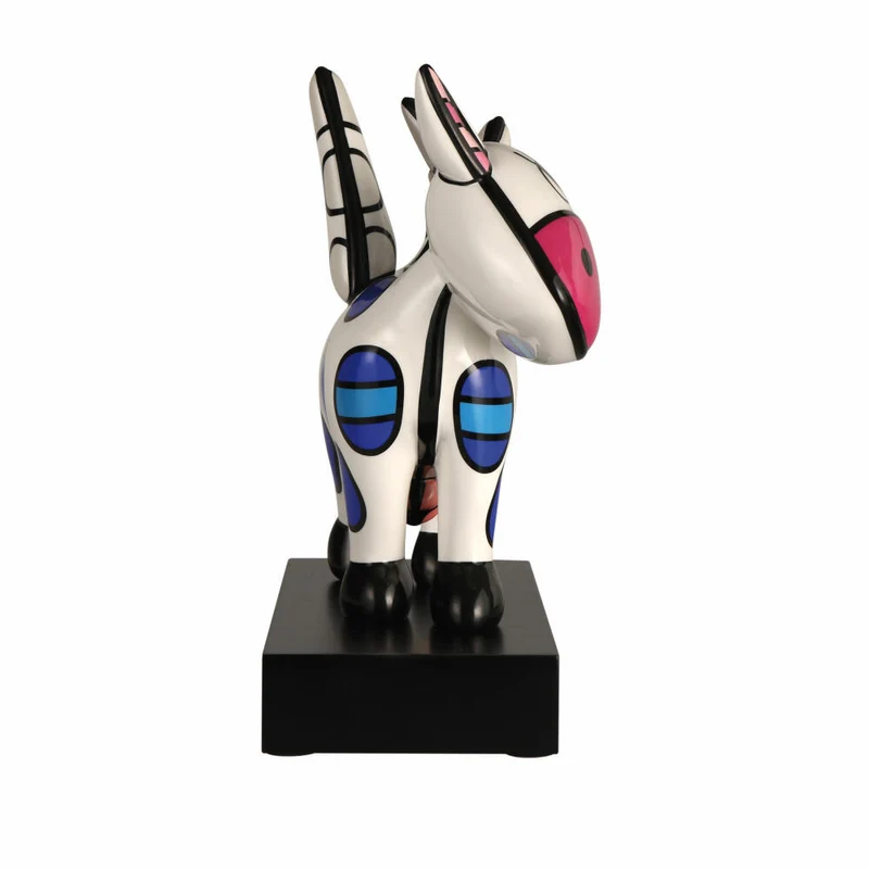 Goebel Figur Romero Britto - Flying Cow, Pop Art, Porzellan, Bunt, 31 cm, 66453161