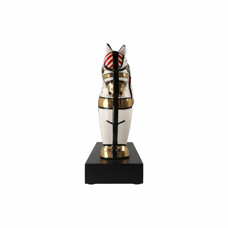 Goebel Figur Romero Britto - Golden Dancer, Pop Art, Porzellan, Bunt, 31 cm, 66453171