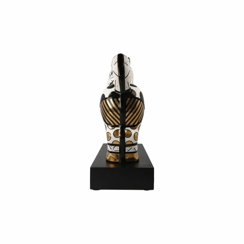 Goebel Figur Romero Britto - Golden Dancer, Pop Art, Porzellan, Bunt, 31 cm, 66453171