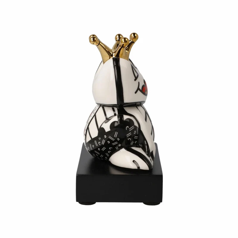Goebel Figur Romero Britto - Golden Prince, Pop Art, Porzellan, Bunt, 14.5 cm, 66453181