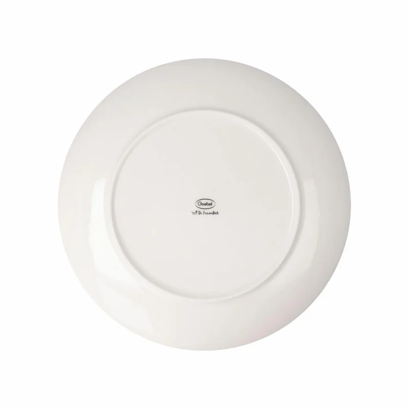 Goebel Teller Barbara Freundlieb - Ich muss gar nix, Fine Bone China, Bunt, 23 cm, 27001311