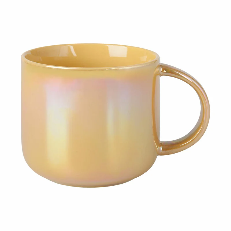 Maxwell & Williams Becher Luxe, Kaffeebecher, Tasse, Porzellan, Gold, 440 ml, DI0362