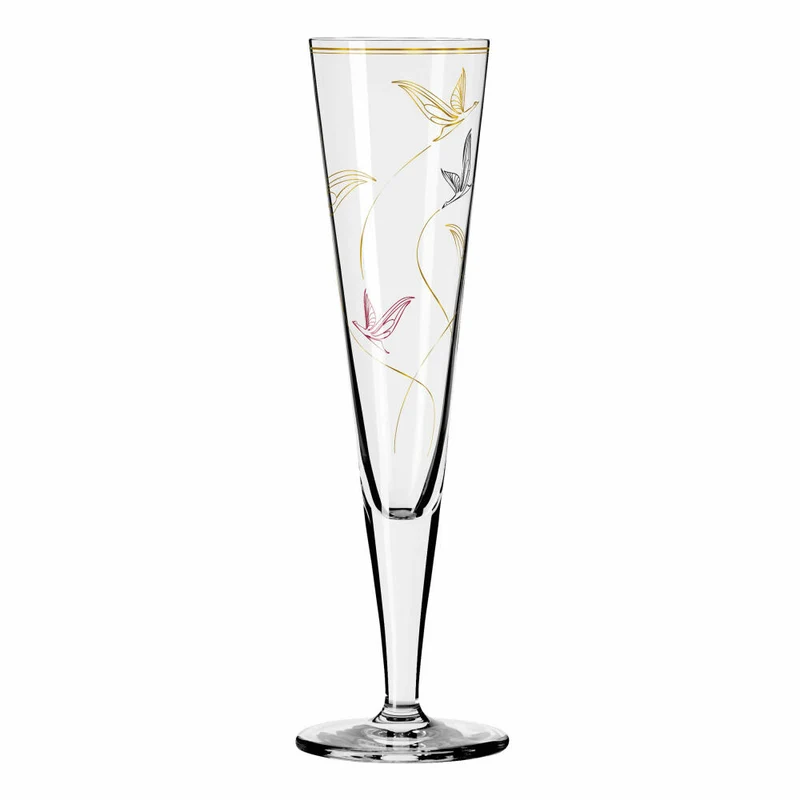 Ritzenhoff Champagnerglas Goldnacht Champagner 017, Concetta Lorenzo, Kristallglas, 205 ml, 1071017