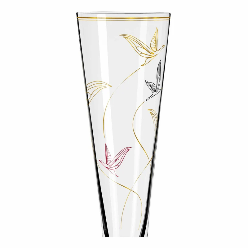 Ritzenhoff Champagnerglas Goldnacht Champagner 017, Concetta Lorenzo, Kristallglas, 205 ml, 1071017