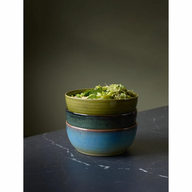 ASA Selection Poke Bowl Ocean, Schale, Schüssel, Porzellan, Blau, Ø 18 cm, 24350264