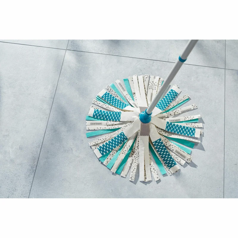 Leifheit Set Power Mop 3in1, 4-tlg., Wischmop, Bodenwischer, Putzeimer, Wischset, 52110