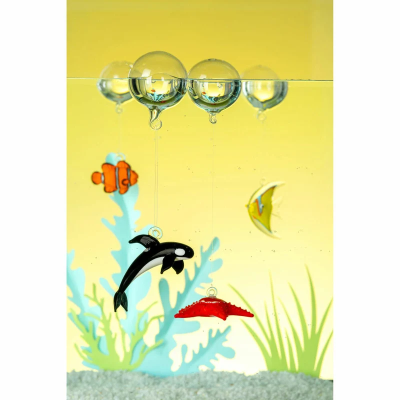Leonardo Mare Dekoset, 3-tlg., Seestern, Orca, Fisch, Figuren, Glasdekoration, Dekoration, Deko, Glas, 059069