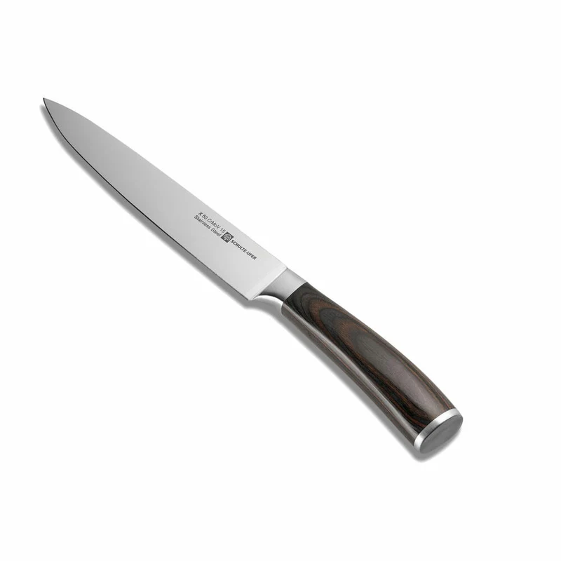 Schulte-Ufer Fleischmesser Riku, Küchenmesser, Messer, Klingenstahl, Schichtholzgriff, 61621