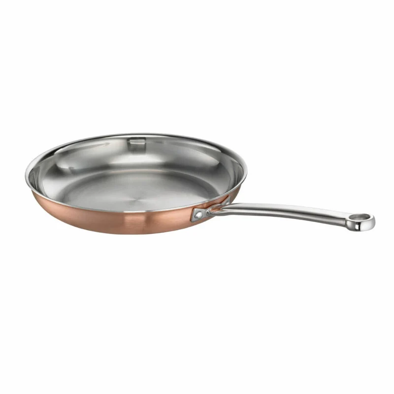 Schulte-Ufer Bratpfanne De Luxe i, Grillpfanne, Edelstahl 18/10, 28 cm, 9550-28 i