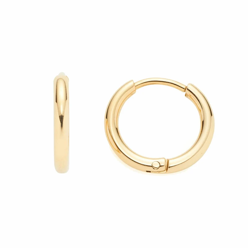 Leonardo Jewels Kreole gold Lilo Beautys 2er-Set, Ohrstecker, Edelstahl, Golden, 022071