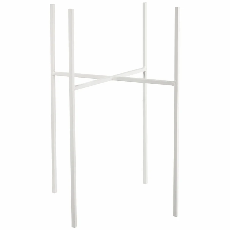 ASA Selection haruko Metallgestell, Metall Gestell, Ständer, für Vasen, Übertöpfe, Weiß, H 40.5 cm, 99083950
