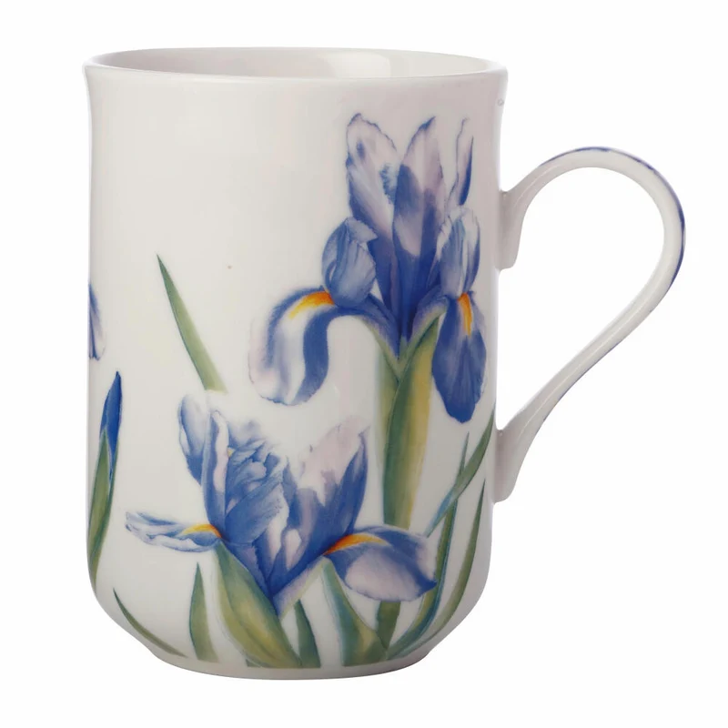 Maxwell & Williams Becher Iris - Katherine Castle Floriade, Tasse, Kaffeetasse, Bone China, Bunt, 350 ml, JY0043