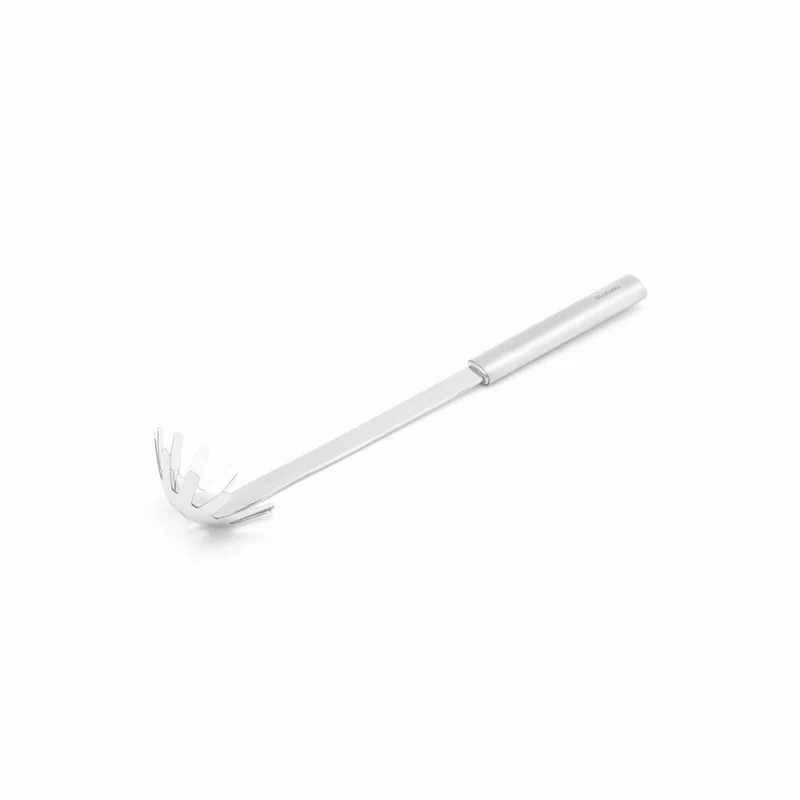 Brabantia Spaghettilöffel Profile, Nudelzange, Kochutensil, Stahl, Matt Steel, 32.6 cm, 250644