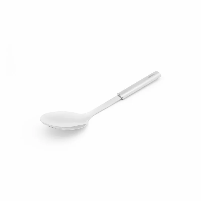 Brabantia Servierlöffel Profile, Gemüselöffel, Kochutensil, Stahl, Matt Steel, 32.5 cm, 250804