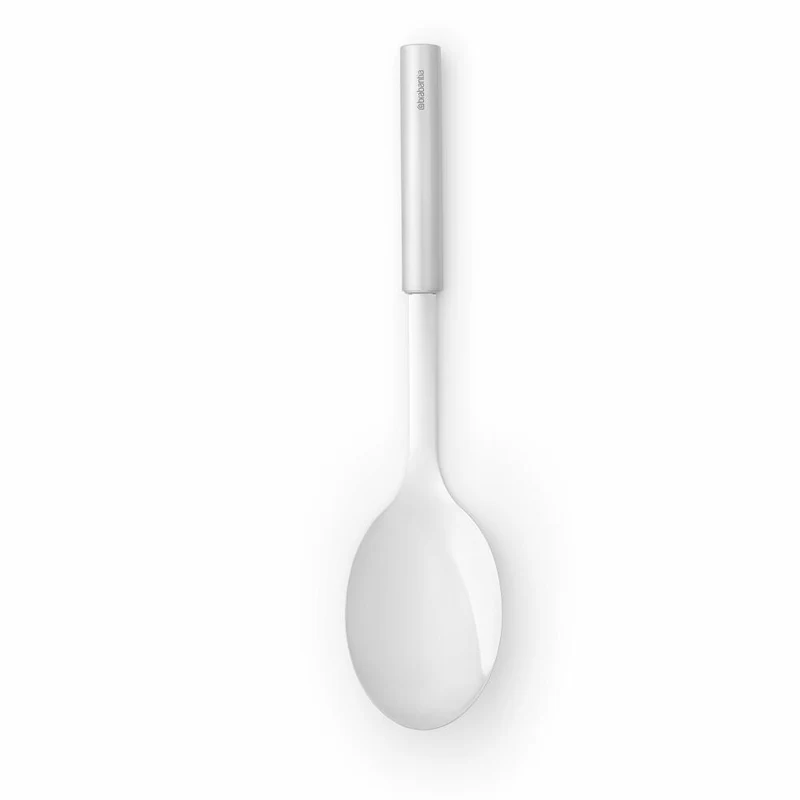 Brabantia Servierlöffel Profile, Gemüselöffel, Kochutensil, Stahl, Matt Steel, 32.5 cm, 250804
