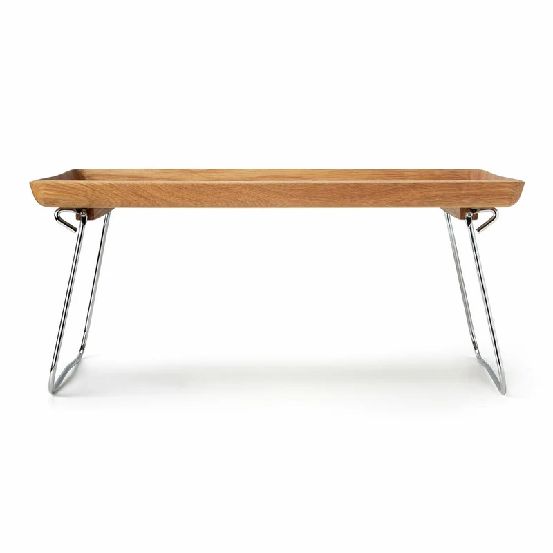 Continenta Bett-Tablett, Betttablett, Serviertablett, Frühstückstablett, Betttisch, Eichenholz, 53 x 32 cm, 4141