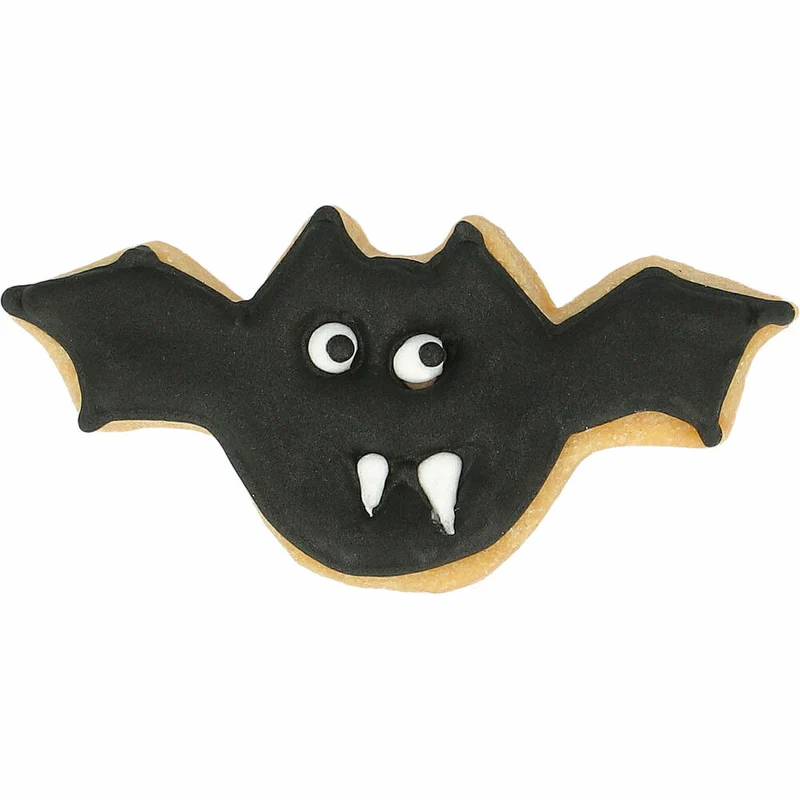 Birkmann Ausstechform Fledermaus, mit Innenprägung, Ausstecher, Plätzchenform, Keks, Plätzchen, Edelstahl, 7 cm, 199026
