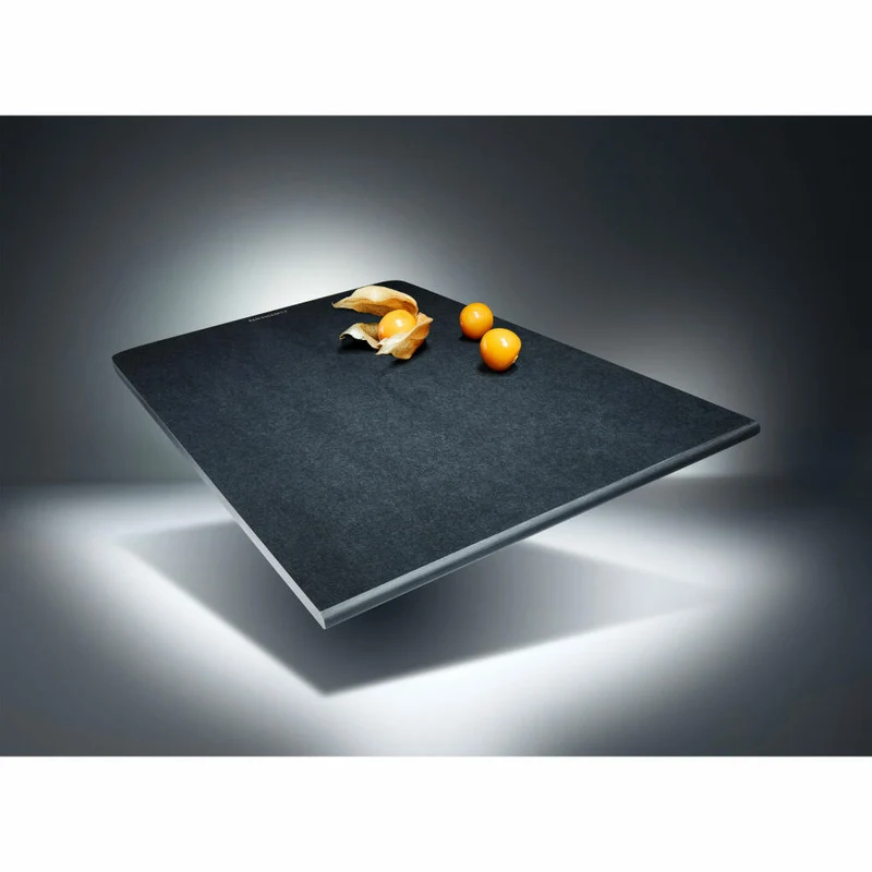 Continenta Schneidebrett Duracore, Küchenbrett, Frühstücksbrett, Holzpapierfaser, Schwarz, 23.5 x 16 cm, 5310