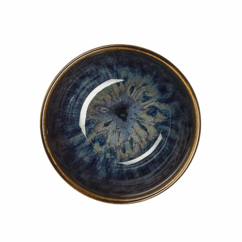 ASA Selection Poke Bowls Mini Bowl Quinoa, Schale, Schälchen, Dipschale, Snackschale, Steinzeug, Blau, Ø 8 cm, 24280261