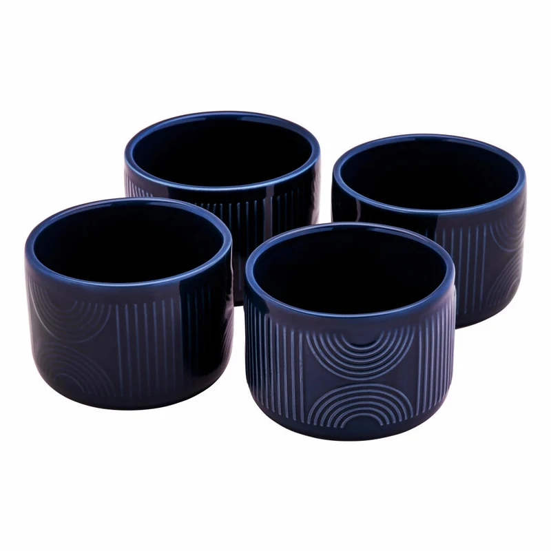 Maxwell & Williams Auflaufformen-Set Arc 4-tlg., Keramik, Terracotta, 10 x 7 cm, HY0128
