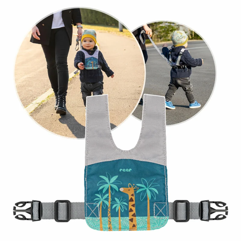 reer TravelKid Go Kinder Lauf- und Schutzgurt, Sicherheitsgurt, Kindergurt, Laufgurt, Kinder, 53132