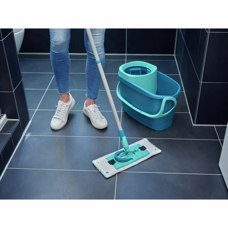 Leifheit Wischbezug CLEAN TWIST M Ergo micro duo, Ersatz Bezug, für alle Bodenarten, 52123