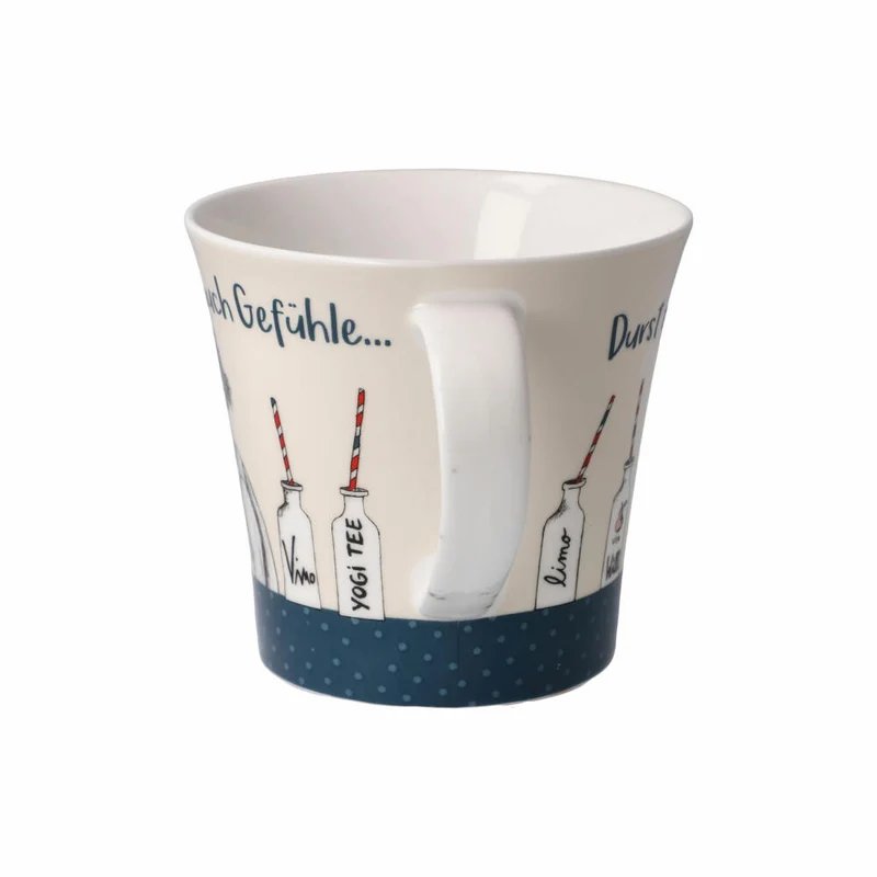 Goebel Coffee-/Tea Mug Barbara Freundlieb - Männer haben Gefühle, Tasse, Becher, Fine Bone China, Bunt, 350 ml, 27001051