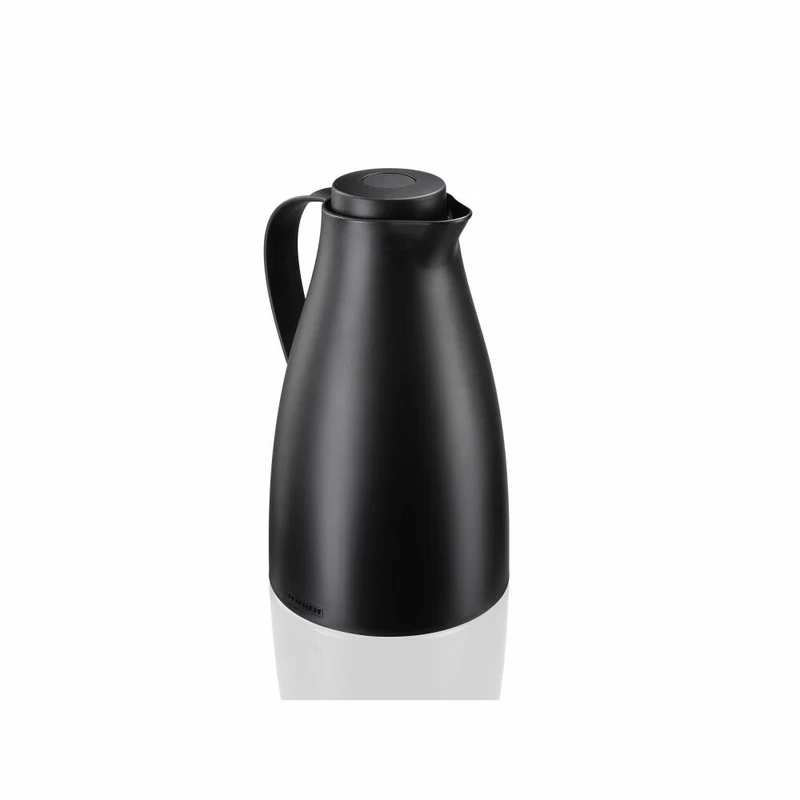 Leifheit Isolierkanne Harmonic, Kanne, Kaffeekanne, Isokanne, Thermokanne, Schwarz, 1 L, 28541