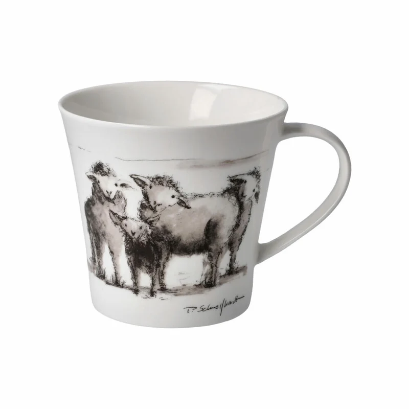 Goebel Coffee-/Tea Mug Peter Schnellhardt - Neugierige Horde, Tasse, Becher, Fine Bone China, Bunt, 350 ml, 26500291