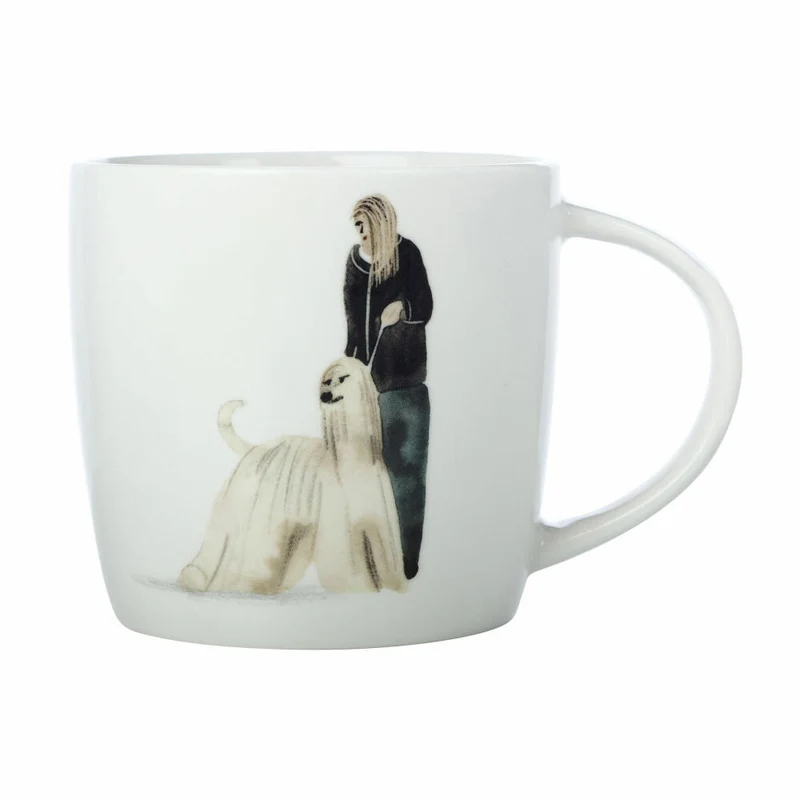 Maxwell & Williams Becher Best Furry Friends - Hair, Tasse, Hundemotiv, Porzellan, 400 ml, DX1071