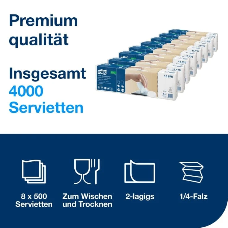 Tork Xpressnap Extra Soft Spenderserviette N4 2-lagig